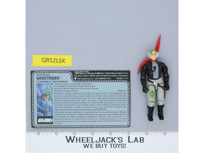 Ghostrider V1 100% Complete 1988 G.I. Joe Hasbro Vintage Action Figure