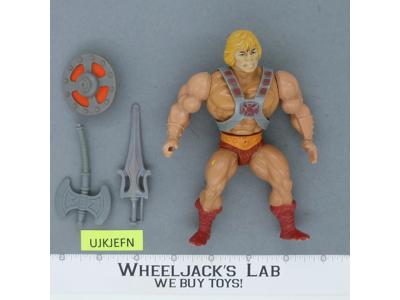He-Man 100% Complete He-Man Masters of the Universe MOTU 1982 Mattel Vintage