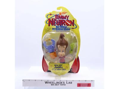 Jimmy Neutron Boy Genius Mega Grip 2001 Nickelodeon Viacom Action Figure #50137