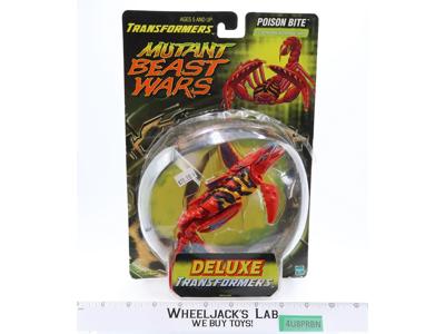 Poison Bite COMPLETE W/Card & Bubble Deluxe Transformers Beast Wars Hasbro NM