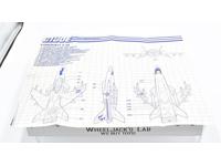 1986 Conquest X-30 Original Blueprints Instructions 1986 ARAH Gi Joe Cobra