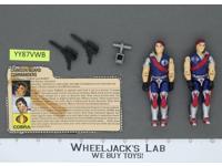 Tomax & Xamot V1 100% Complete G.I. Joe 1985 Hasbro Vintage Action Figure