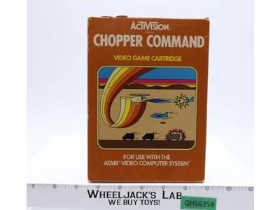 Chopper Command W/ Box + Manual ATARI 2600 1982 Game Cartridge