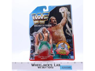 Jake the Snake Roberts Python Punch WWF Wrestling 1990 Hasbro NEW MOSC SEALED