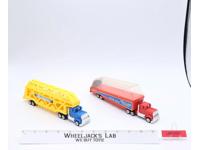Lot of 2 Big Rig Hauler Micro Machines 1989 Galoob Vehicle
