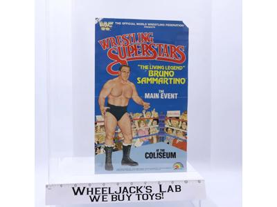 Bruno Sammartino The Living Legend Original Poster 1985 WWF LJN Wrestling