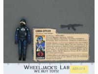 Cobra Officer V1.5 Swivel Arms 100% Complete G.I. Joe 1983 Hasbro Vintage Figure