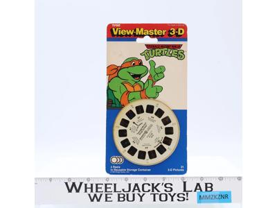 View-Master 3-D Teenage Mutant Ninja Turtles 3 Reel Set #1073 Tyco 1991 Vintage