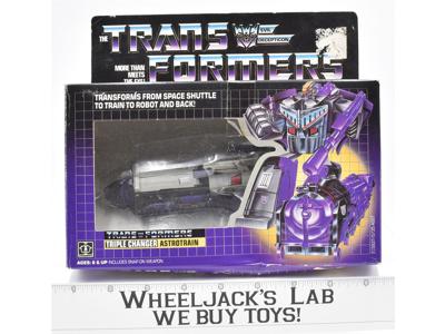Astrotrain MIB 100% Complete 1985 E Vintage Hasbro Action Figure G1 Transformers