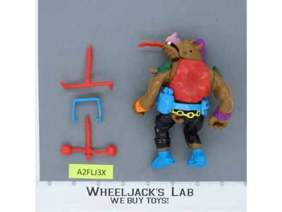 Head Spinnin' Bebop WORKS 100% Complete Wacky Action 1992 Playmates Vintage