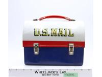 U.S. Mail Mr. Zip Dome Top Metal Lunchbox W/ THERMOS 1969 Aladdin Vintage USPS