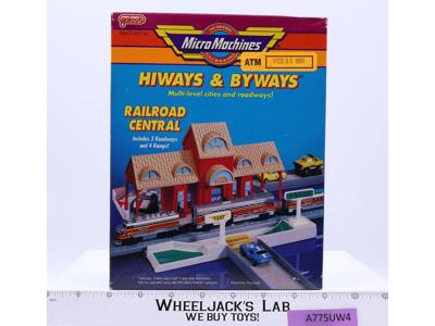 Railroad Central SAMPLE Micro Machines Hiways & Byways 1990 Galoob NEW MIB
