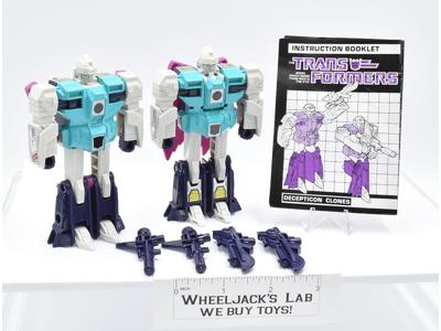 Pounce &amp; Wingspan ~ 100% Complete 1987 G1 Transformers Action Figure W MANUAL