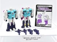 Pounce &amp; Wingspan ~ 100% Complete 1987 G1 Transformers Action Figure W MANUAL