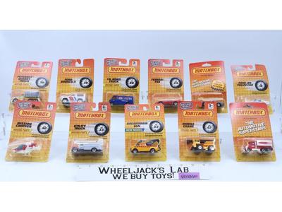 Lot of 11 Vehicles Moving Parts + Automotive Superstars Die-Cast Matchbox NEW