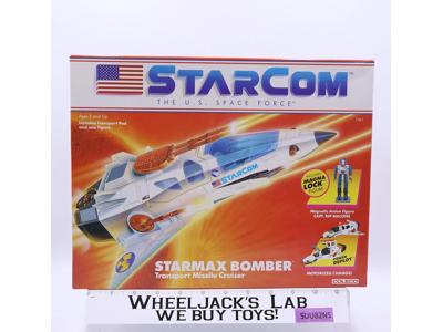 Starmax Bomber Starcom 1987 Coleco Vintage Action Figure Vehicle NEW SEALED