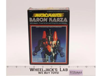 Baron Karza 100% Complete W/ Box 1977 Micronauts Mego Vintage Action Figure