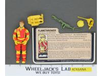 Blowtorch V1 100% Complete G.I. Joe 1984 Hasbro Vintage Action Figure
