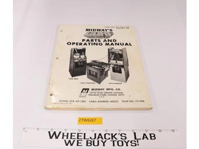 Midway's GORF Arcade Game #873, 926, 927 Parts & Operating Manual 1981