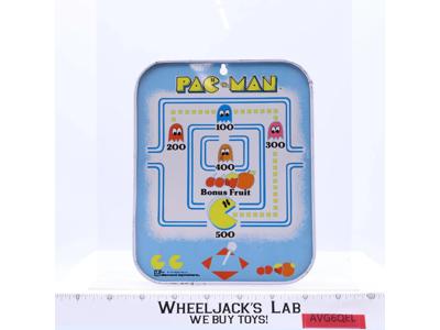 Pac-Man Tin Metal Sign 1980s Diamond Toymakers Vintage 8 x 6