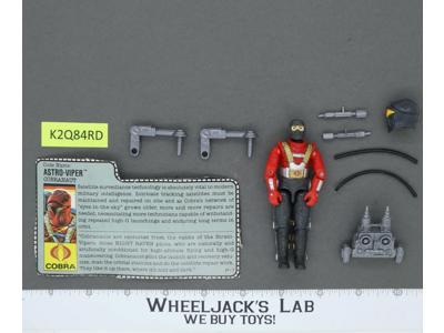 Astro Viper V1 100% Complete G.I. Joe 1988 Hasbro Vintage Action Figure