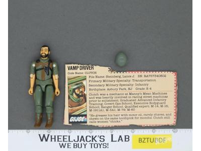 Clutch V1 Straight Arm 100% Complete G.I. Joe 1982 Hasbro Vintage Action Figure