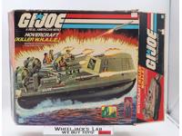 Hovercraft Killer W.H.A.L.E. Complete W/Box + UNUSED STICKERS GI Joe 1984 Hasbro