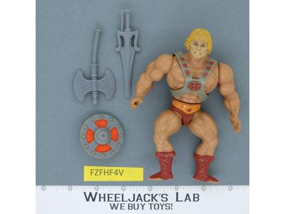 He-Man 100% Complete He-Man Masters of the Universe MOTU 1982 Mattel Vintage