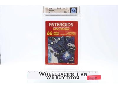 Asteroids WATA GRADED 7.5 Atari 2600 1981 NS Seal Rating SEALED