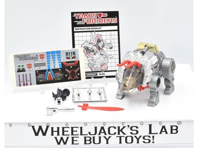 Slag UNUSED STICKERS MINT 100% Complete 1985 G1 Transformers Hasbro