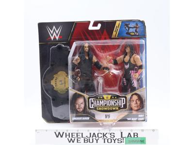 Undertaker vs Bret Hart WWE Championship Showdown Series 8 Mattel NEW SEALED