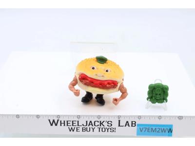 Burgerdier General Hamburger Food Fighters 1988 Mattel Vintage Action Figure