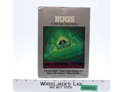 Bugs W/ Box + Manual ATARI 2600 1982 Vintage Game Cartridge