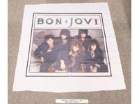 Bon Jovi Fabric Wall Hanging Tapestry Banner Nikry Company Vintage 45x48
