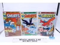 Smurfs Comics Vol. 1 No. 1, 2 & 3 Marvel Comics Group Peyo 1982 FINE Vintage