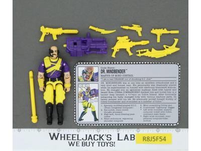 Dr. Mindbender V2 100% Complete G.I. Joe 1993 Hasbro Vintage Action Figure