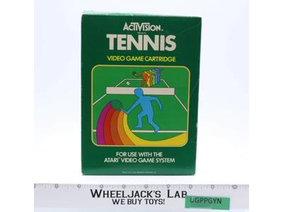 Tennis W/ Box + Manual ATARI 2600 1981 Activision Game Cartridge
