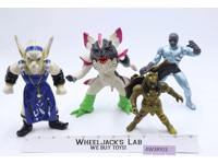 Lot of 4 Evil Space Aliens Mighty Morphin Power Rangers Bandai Figures