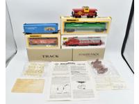 Bachmann Santa Fe 350 Grandma's Cookies Open Hopper Tracks 1980's Train Set