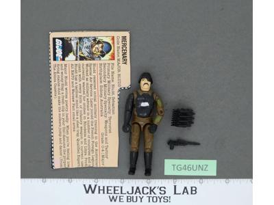 Major Bludd V1 100% Complete 1983 G.I. Joe Hasbro Vintage Action Figure