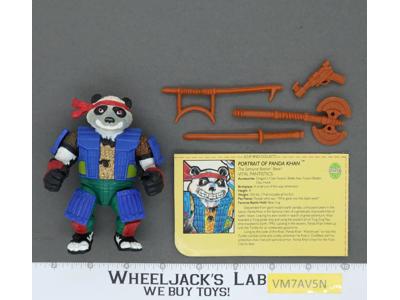 Panda Khan 100% Complete Teenage Mutant Ninja Turtles TMNT 1990 Playmates