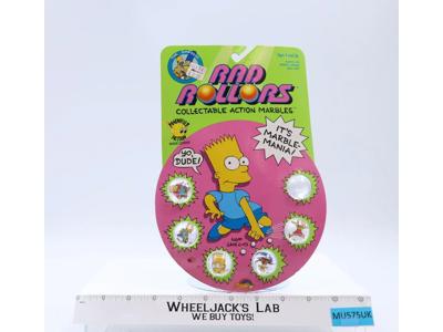 Rad Rollers Bart Simpson The Simpsons Spectra Star 1990 Vintage NEW MOC