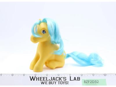 Bubbles Sitting Earth Pony G1 My Little Pony MLP 1983 Hasbro Vintage