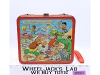 Pebbles & Bamm-Bamm Metal Lunch Box 1971 Hanna-Barbera Flintstones Vintage