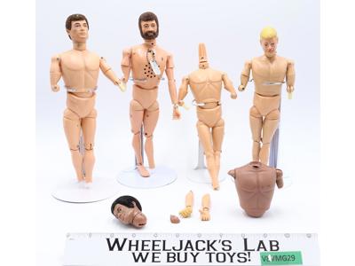 Lot of 5 GI Joe Action Soldiers Vintage Hasbro 12" Figures Parts Restoration