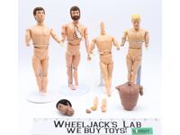Lot of 5 GI Joe Action Soldiers Vintage Hasbro 12" Figures Parts Restoration