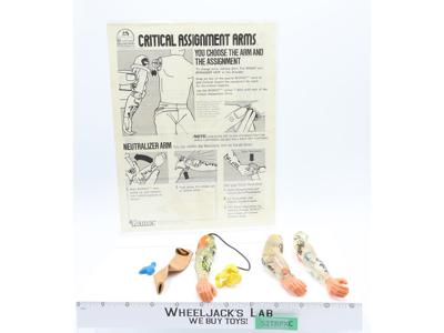 Critical Assignment Arms Complete Six Million Dollar Man Kenner 1976 Vintage