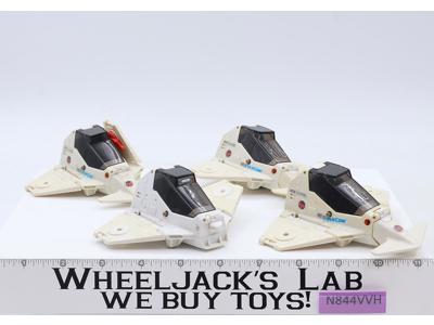 Lot of 4 F-1400 Starwolf Starcom Coleco Vintage Vehicles For Parts Only