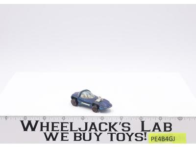 Silhouette Blue w/ White Interior 1967 1968 Redline Hot Wheels Mattel Vintage RL