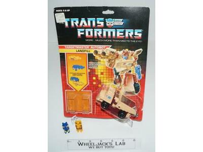 Landfill NEAR MINT FIG With BUBBLE Vintage Hasbro 1988 G1 Transformers Figure